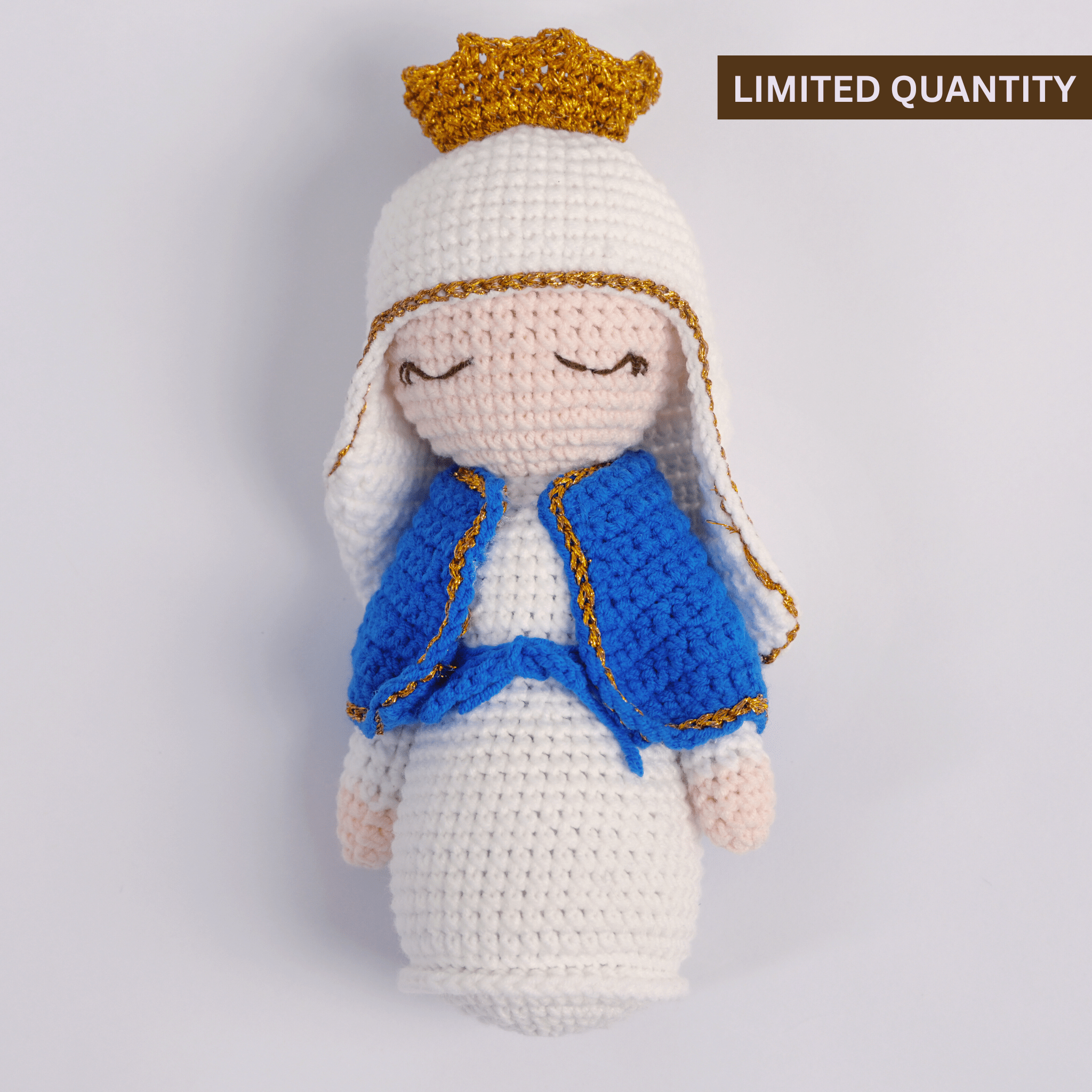 Ave Maria Handcrafted Crochet | Marian Devotional Decor | JLD