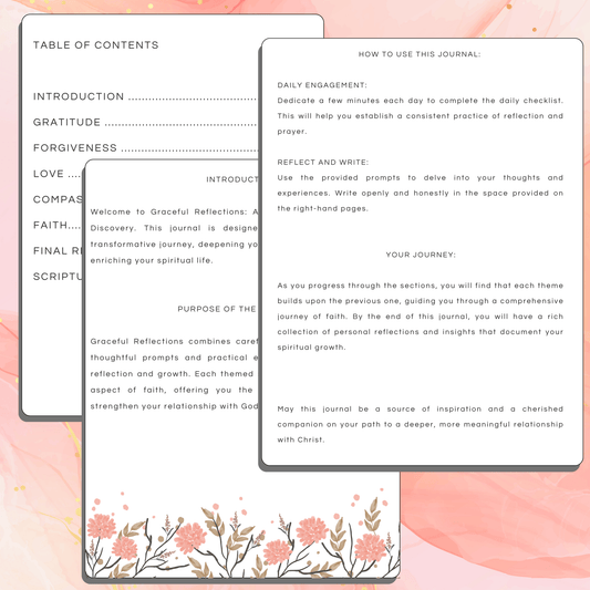 Graceful Reflections: Pink in – handmade Christian products in Black, Military Green, and Latte by JLD Designs Co.