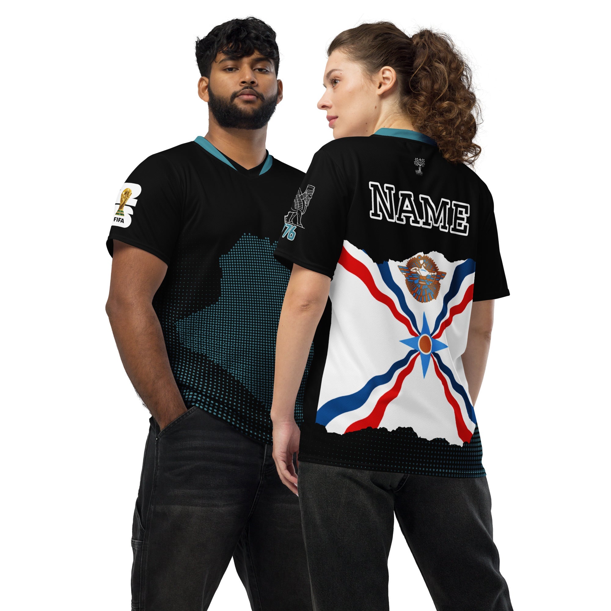 Assyrian Legacy Jersey - Black CUT - SEW – handmade Christian products JLD Designs Co.