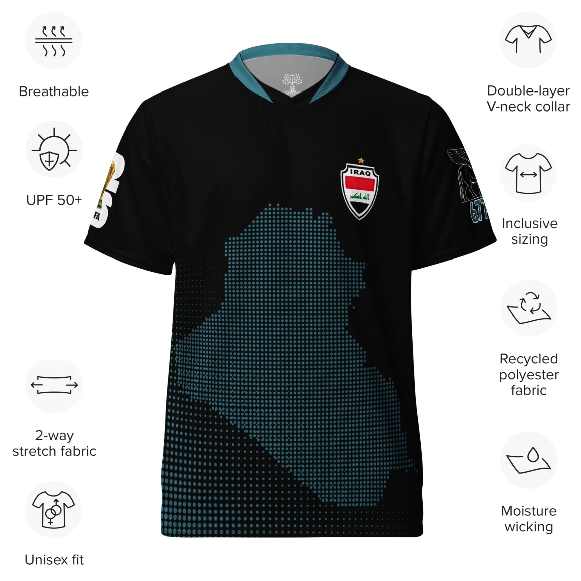 Assyrian Legacy Jersey - Black CUT - SEW – handmade Christian products JLD Designs Co.