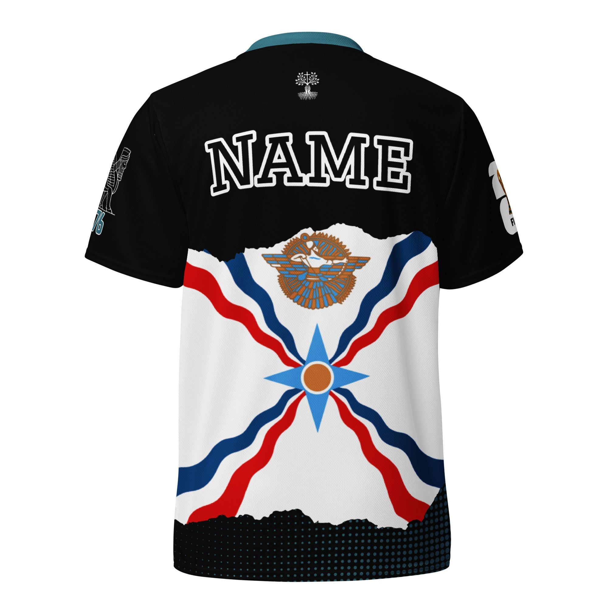 Assyrian Legacy Jersey - Black CUT - SEW – handmade Christian products JLD Designs Co.