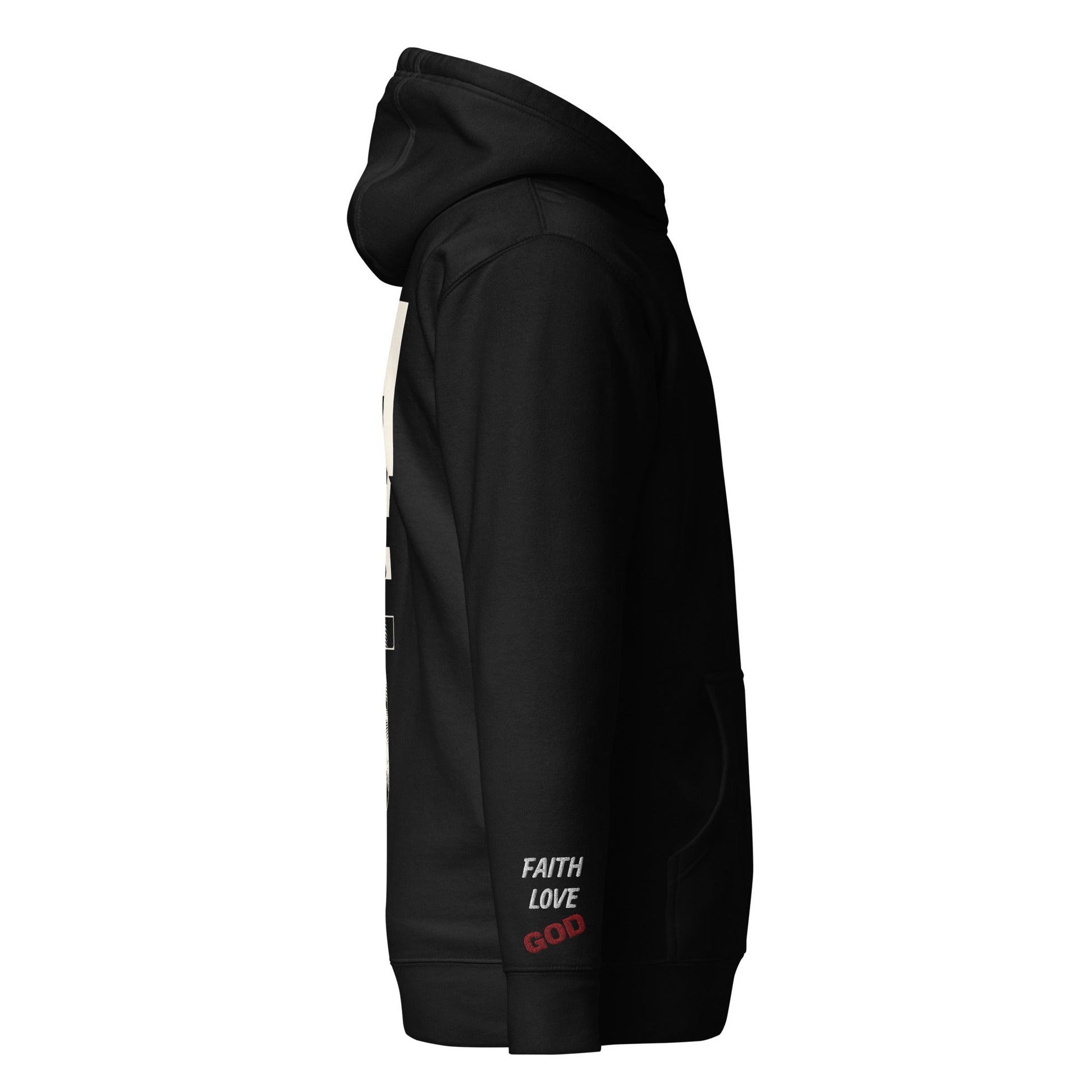 Christ the Redeemer in Latte – handmade Christian products in Black, Military Green, and Latte by JLD Designs Co.