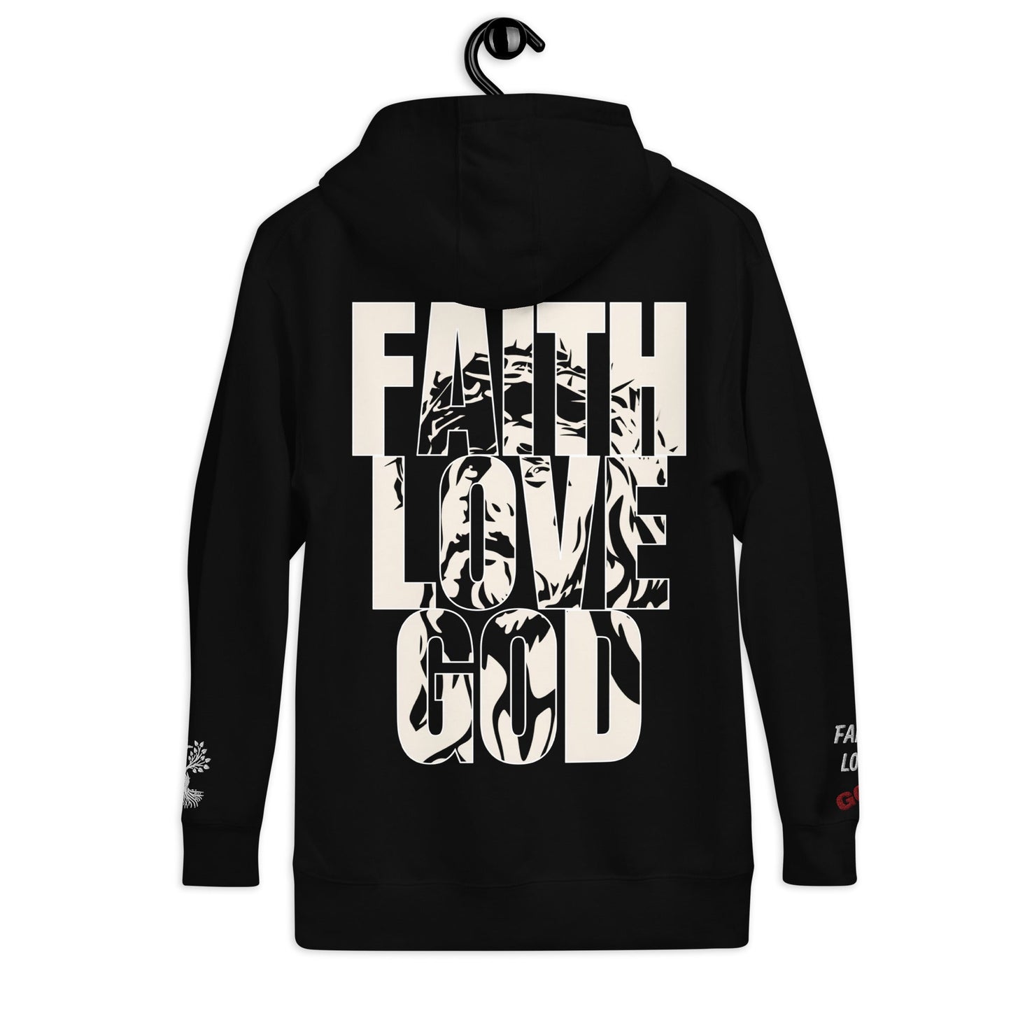 Christ the Savior in Black – handmade Christian products in Black, Military Green, and Latte by JLD Designs Co.