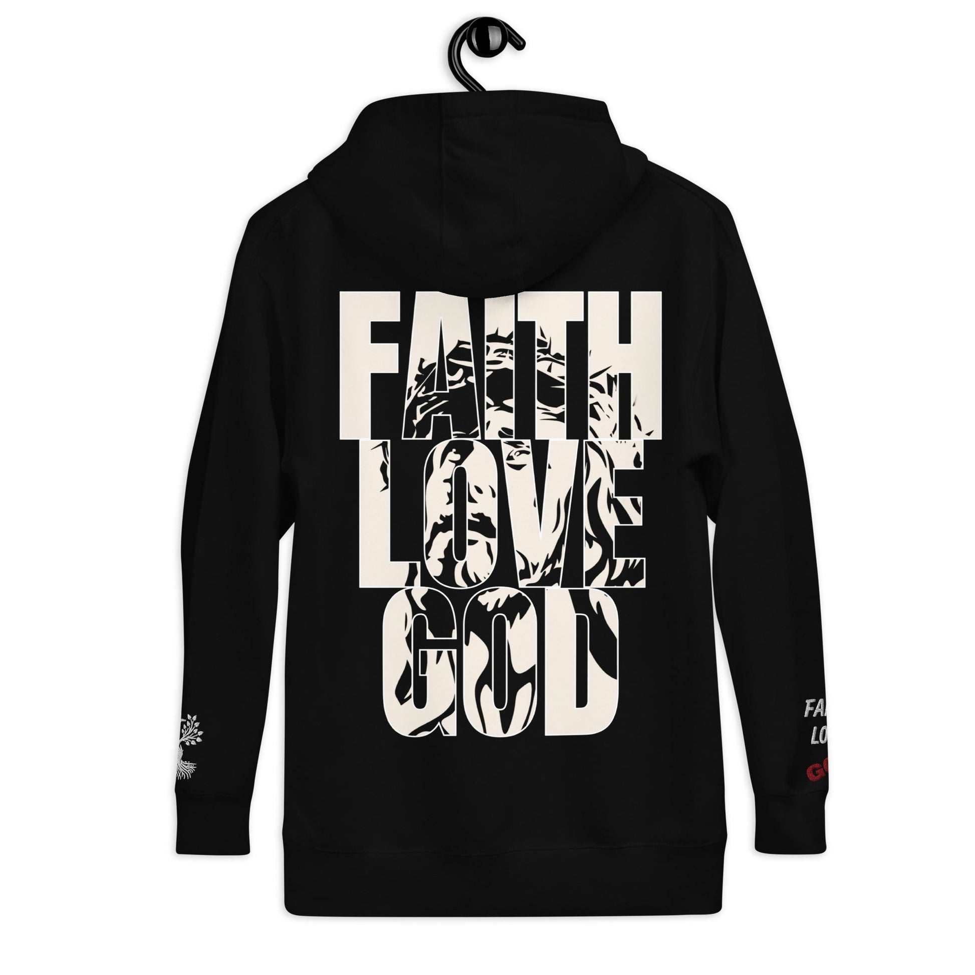 Christ the Savior in Black – handmade Christian products in Black, Military Green, and Latte by JLD Designs Co.