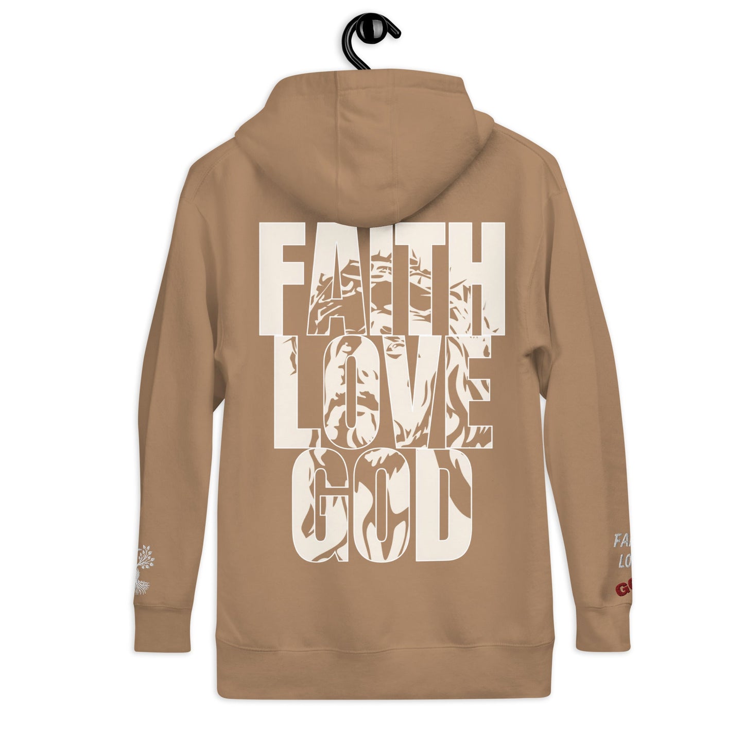 Christ the Savior in Latte – handmade Christian products in Black, Military Green, and Latte by JLD Designs Co.