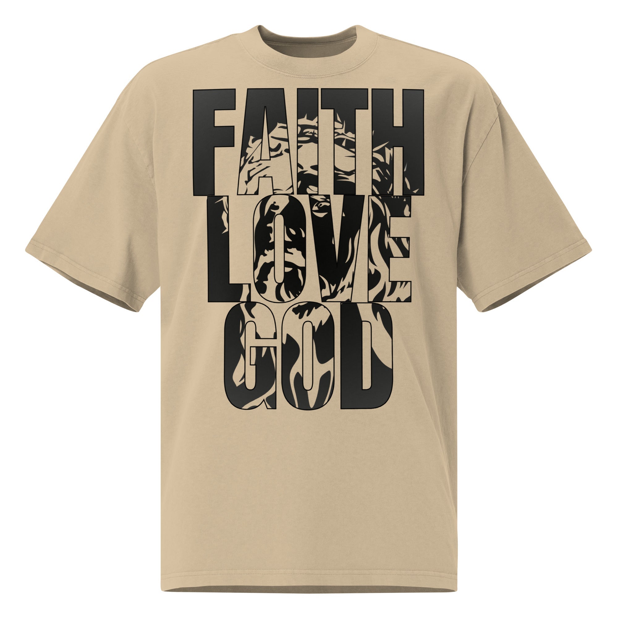Christ the Savior Tee EMBROIDERY – handmade Christian products JLD Designs Co.