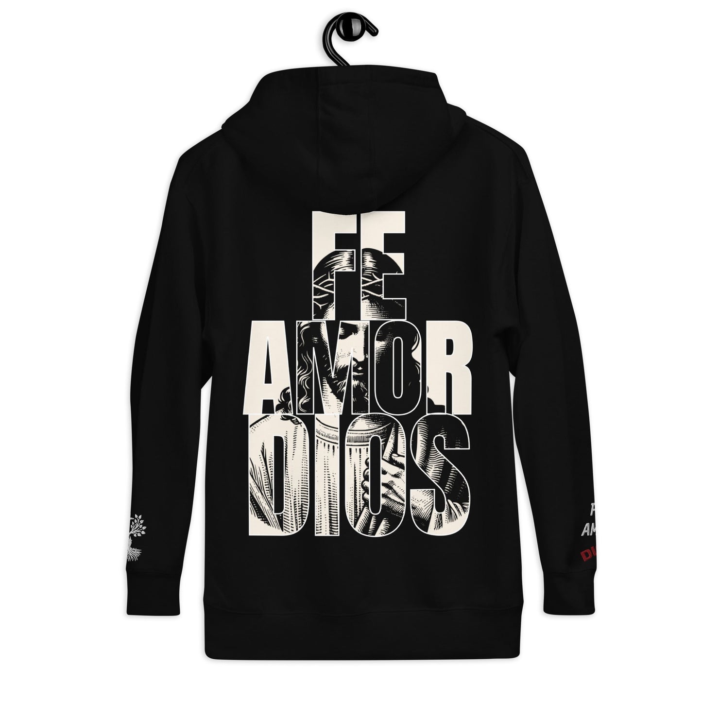 Cristo Redentor in Black – handmade Christian products in Black, Military Green, and Latte by JLD Designs Co.