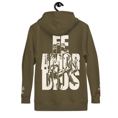 Cristo Salvador in Military Green – handmade Christian products in Black, Military Green, and Latte by JLD Designs Co.