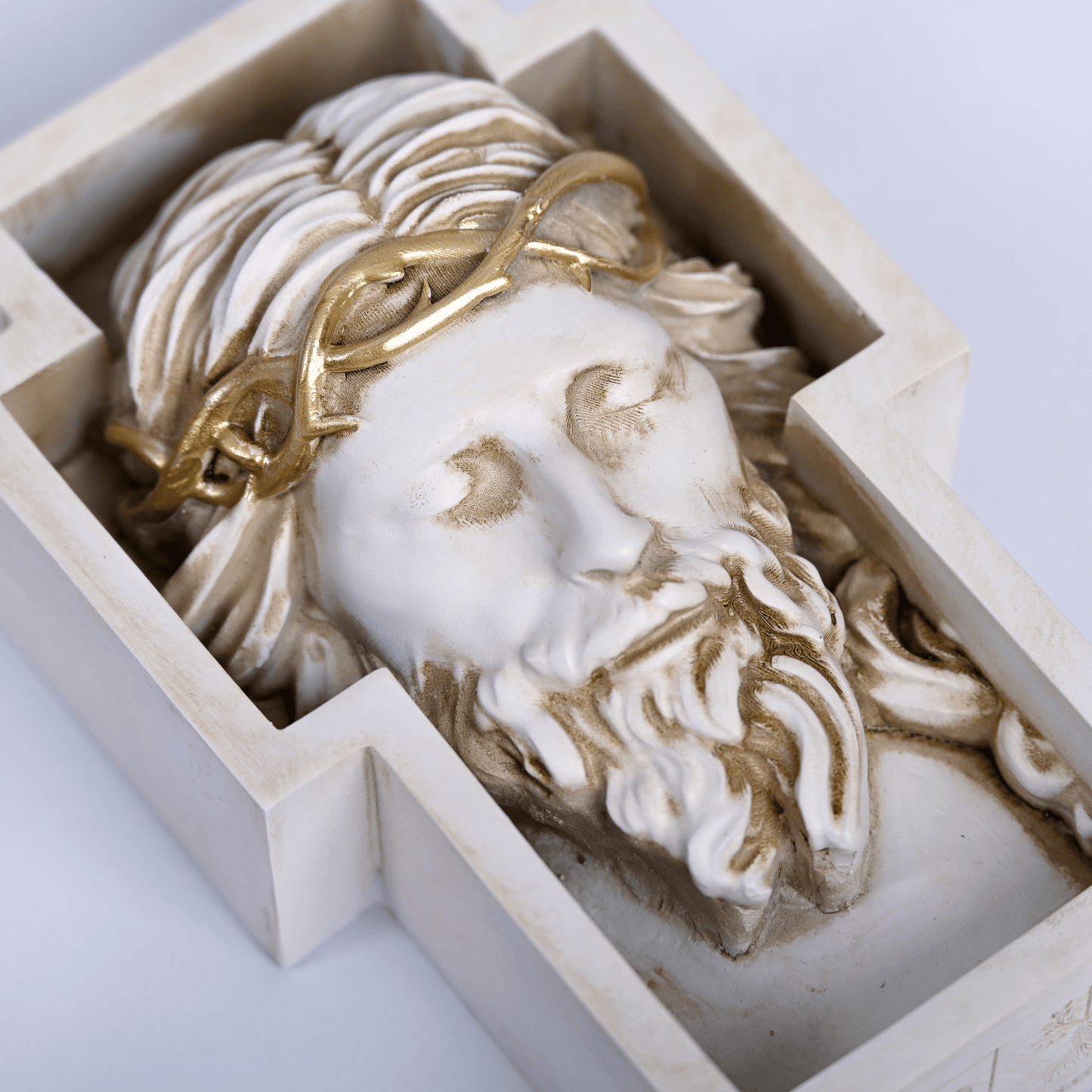 Cross of Peace in – handmade Christian products in Black, Military Green, and Latte by JLD Designs Co.