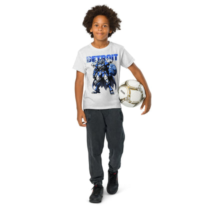 Detroit Lion Youth in Ash – handmade Christian products in Black, Military Green, and Latte by JLD Designs Co.