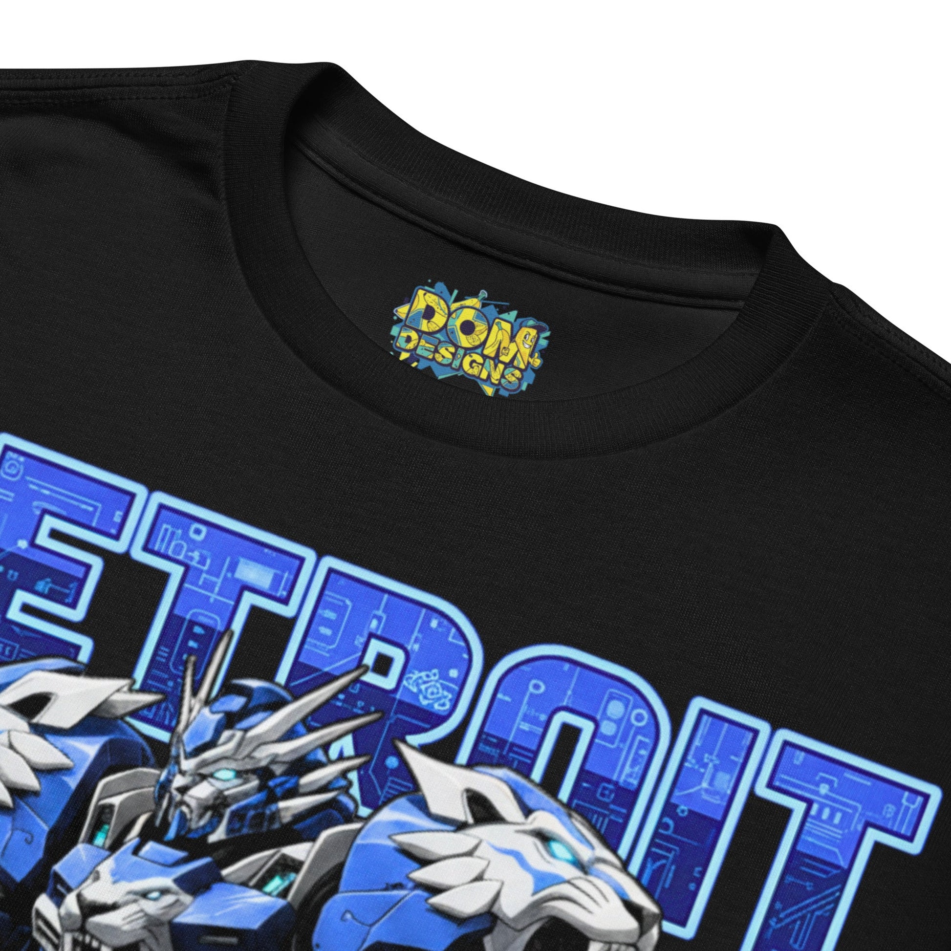 Detroit Lion Youth in Black – handmade Christian products in Black, Military Green, and Latte by JLD Designs Co.