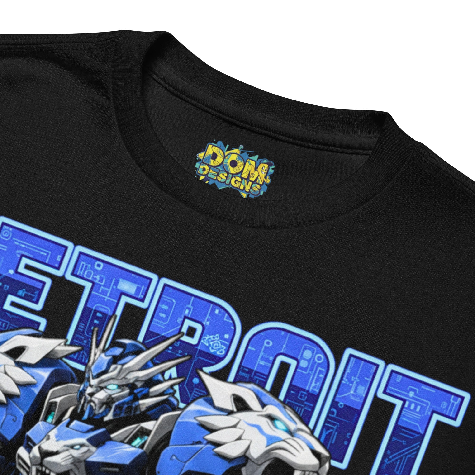 Detroit Lion Youth in Black – handmade Christian products in Black, Military Green, and Latte by JLD Designs Co.