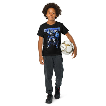 Detroit Lion Youth in Black – handmade Christian products in Black, Military Green, and Latte by JLD Designs Co.