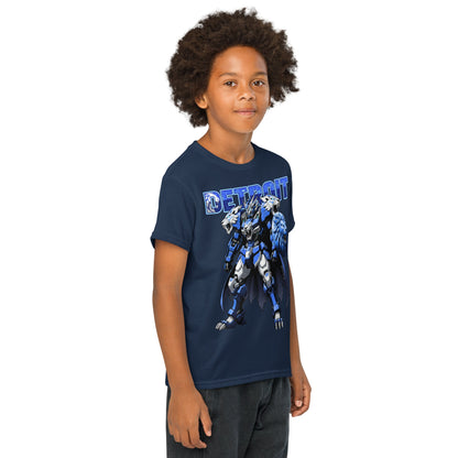 Detroit Lion Youth in Navy – handmade Christian products in Black, Military Green, and Latte by JLD Designs Co.