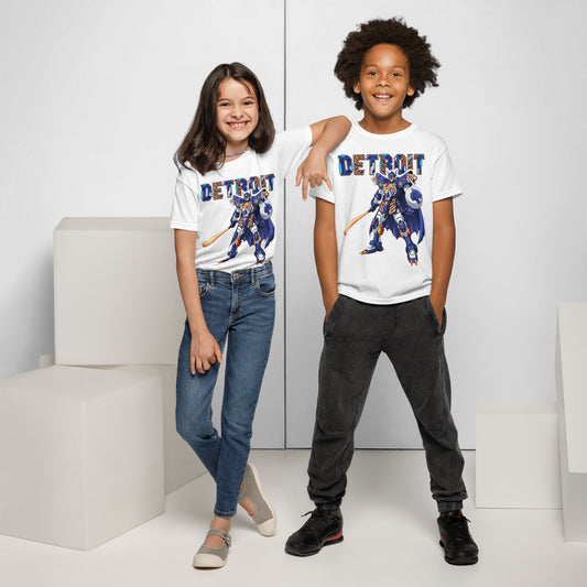 Detroit Tiger Youth in Dark Heather – handmade Christian products in Black, Military Green, and Latte by JLD Designs Co.