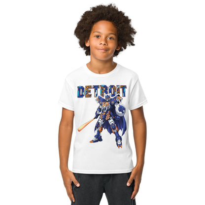 Detroit Tiger Youth in White – handmade Christian products in Black, Military Green, and Latte by JLD Designs Co.