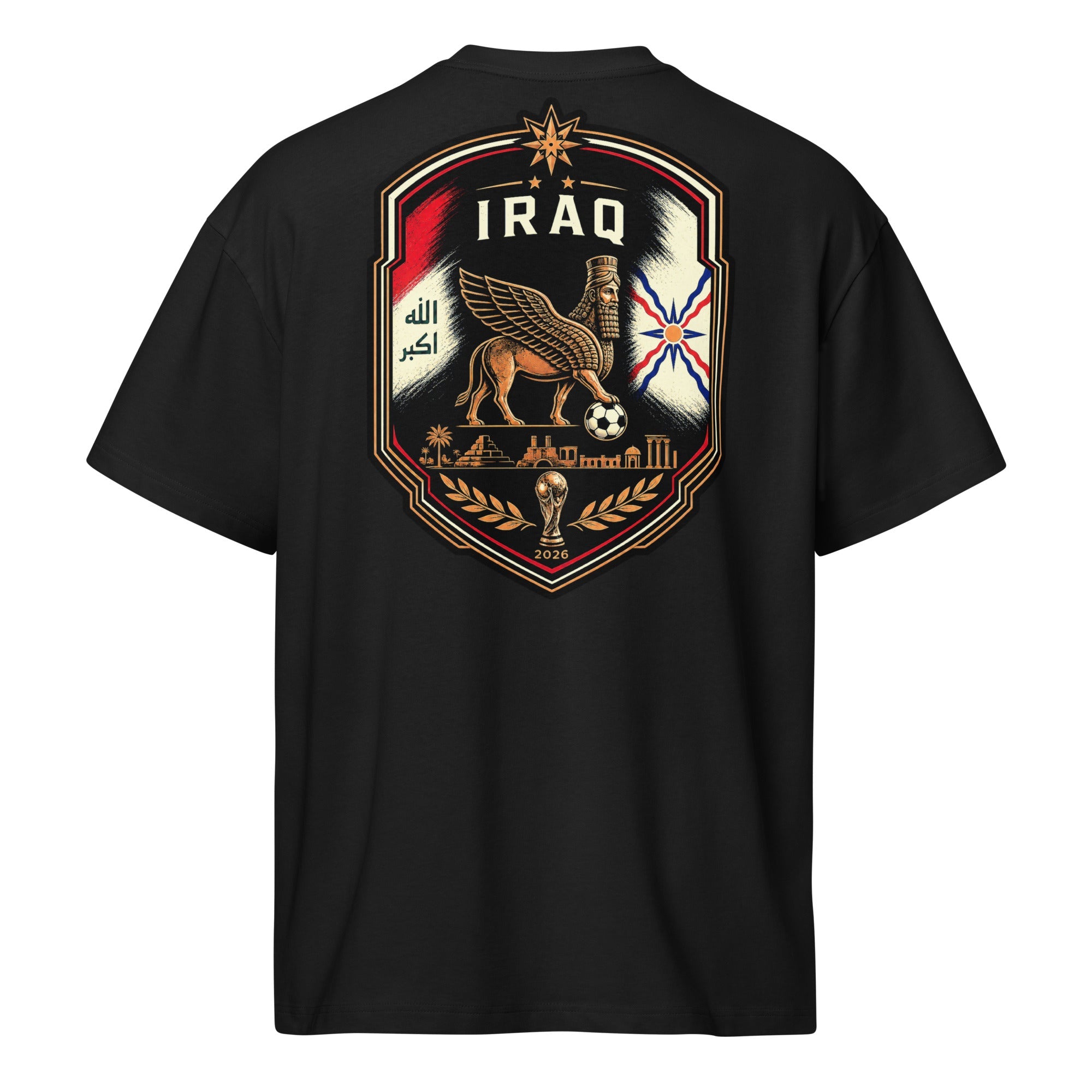 Iraqi/Assyrian Crest - Heavy Tee T-SHIRT – handmade Christian products JLD Designs Co.