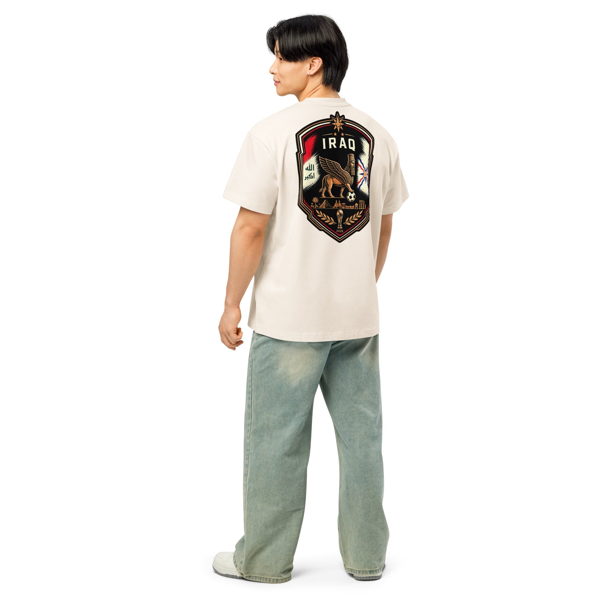 Iraqi/Assyrian Crest - Heavy Tee T-SHIRT – handmade Christian products JLD Designs Co.