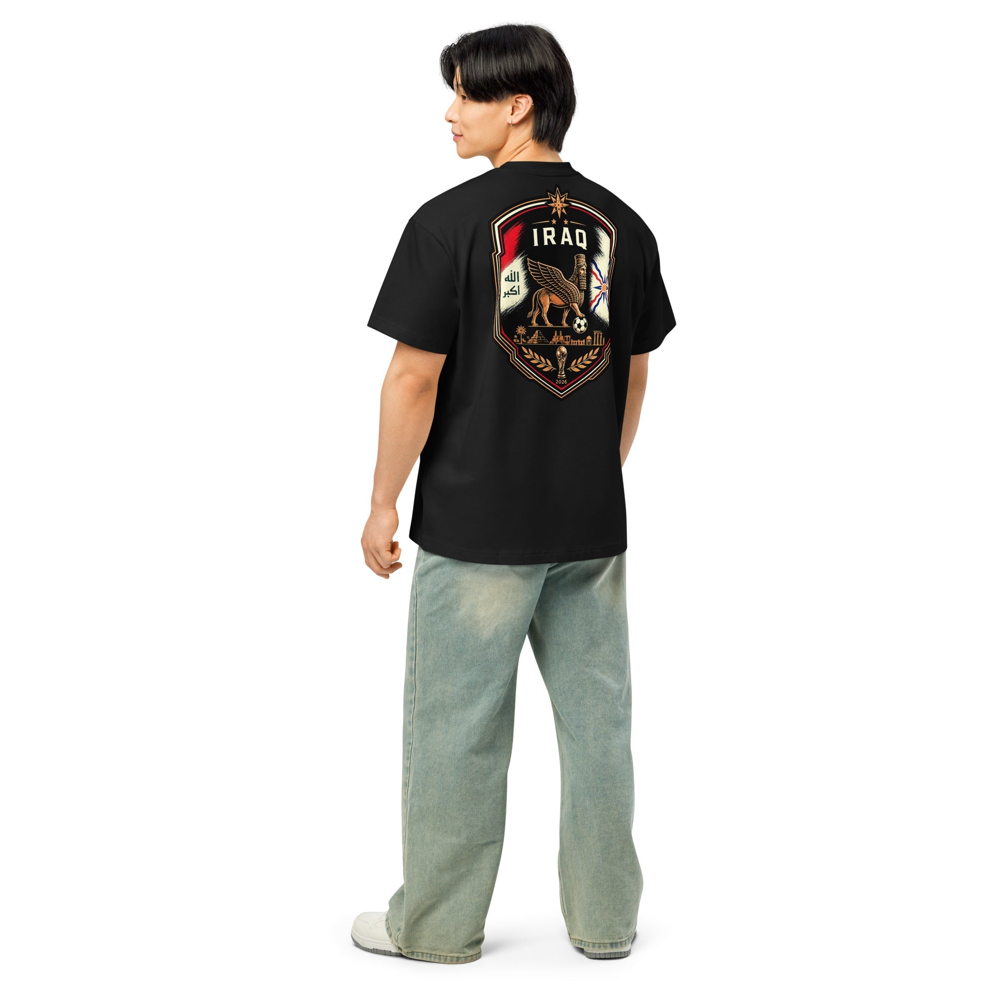 Iraqi/Assyrian Crest - Heavy Tee T-SHIRT – handmade Christian products JLD Designs Co.