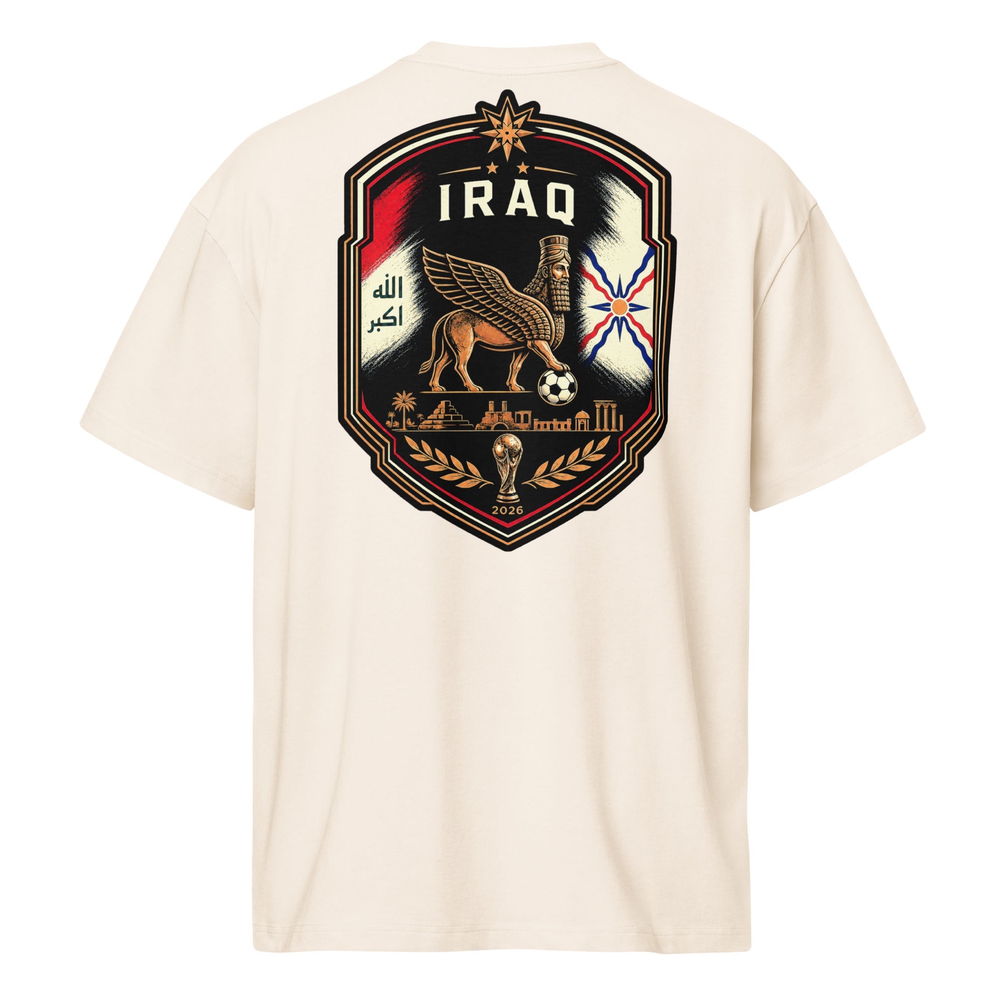 Iraqi/Assyrian Crest - Heavy Tee T-SHIRT – handmade Christian products JLD Designs Co.