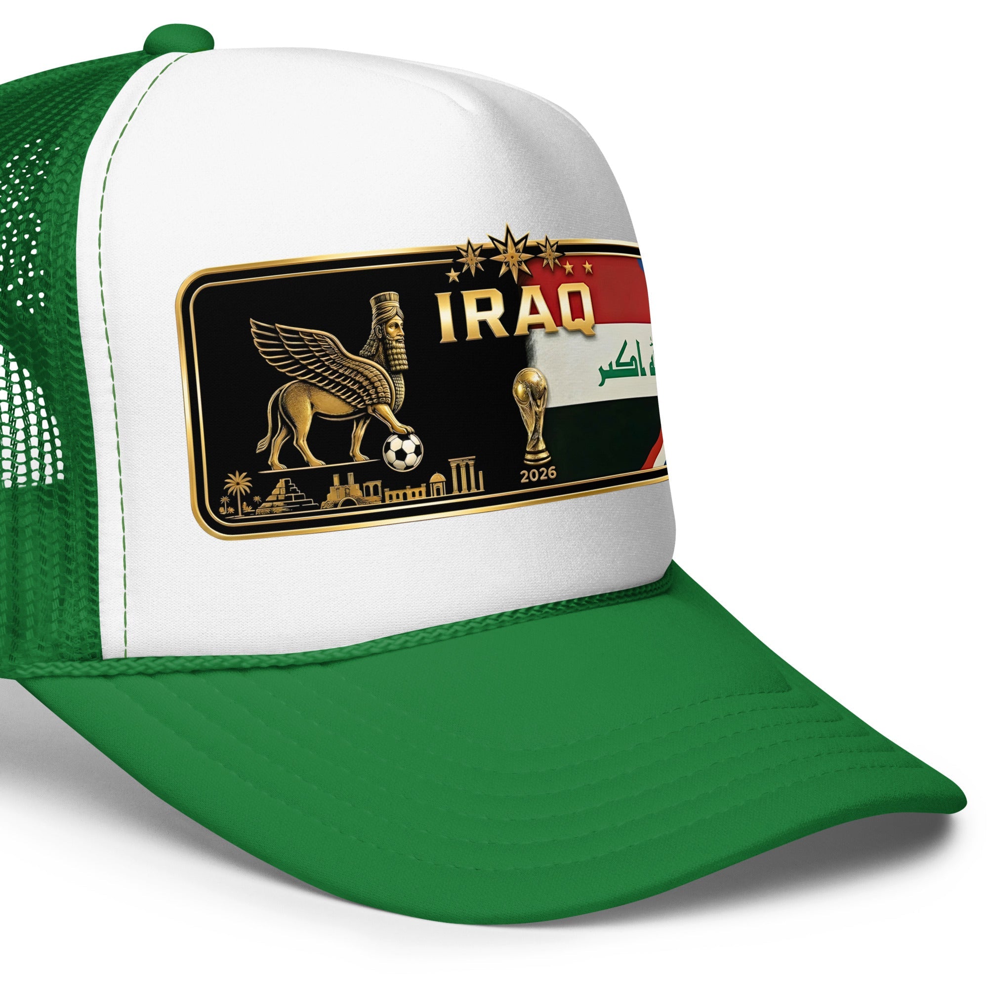 Iraqi/Assyrian FIFA - Trucker Hat EMBROIDERY – handmade Christian products JLD Designs Co.