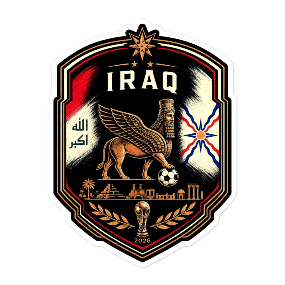 Iraqi/Assyrian Stickers x2 - 5.5" x 5.5" STICKER – handmade Christian products JLD Designs Co.