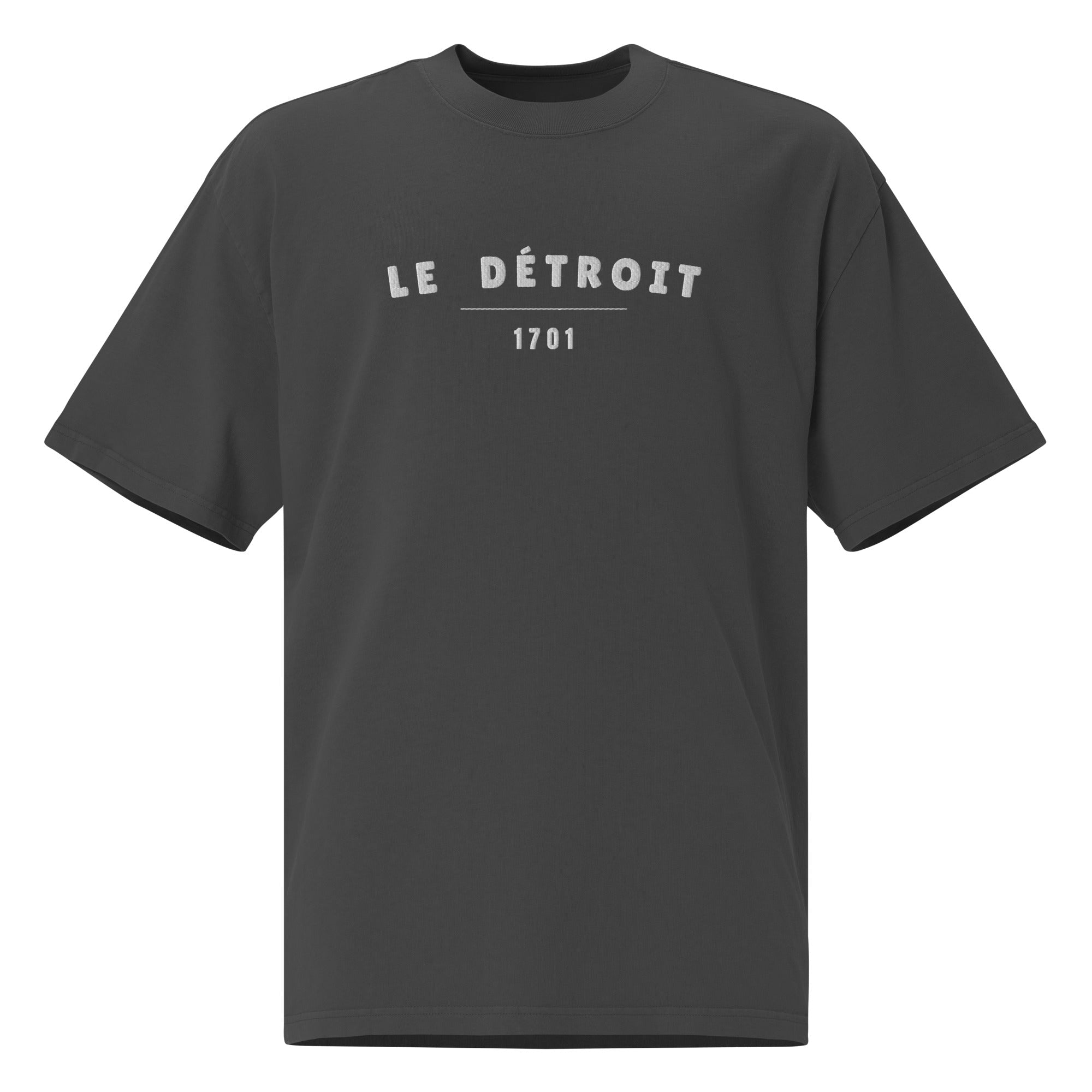 Le Detroit Heavy Tee EMBROIDERY – handmade Christian products JLD Designs Co.
