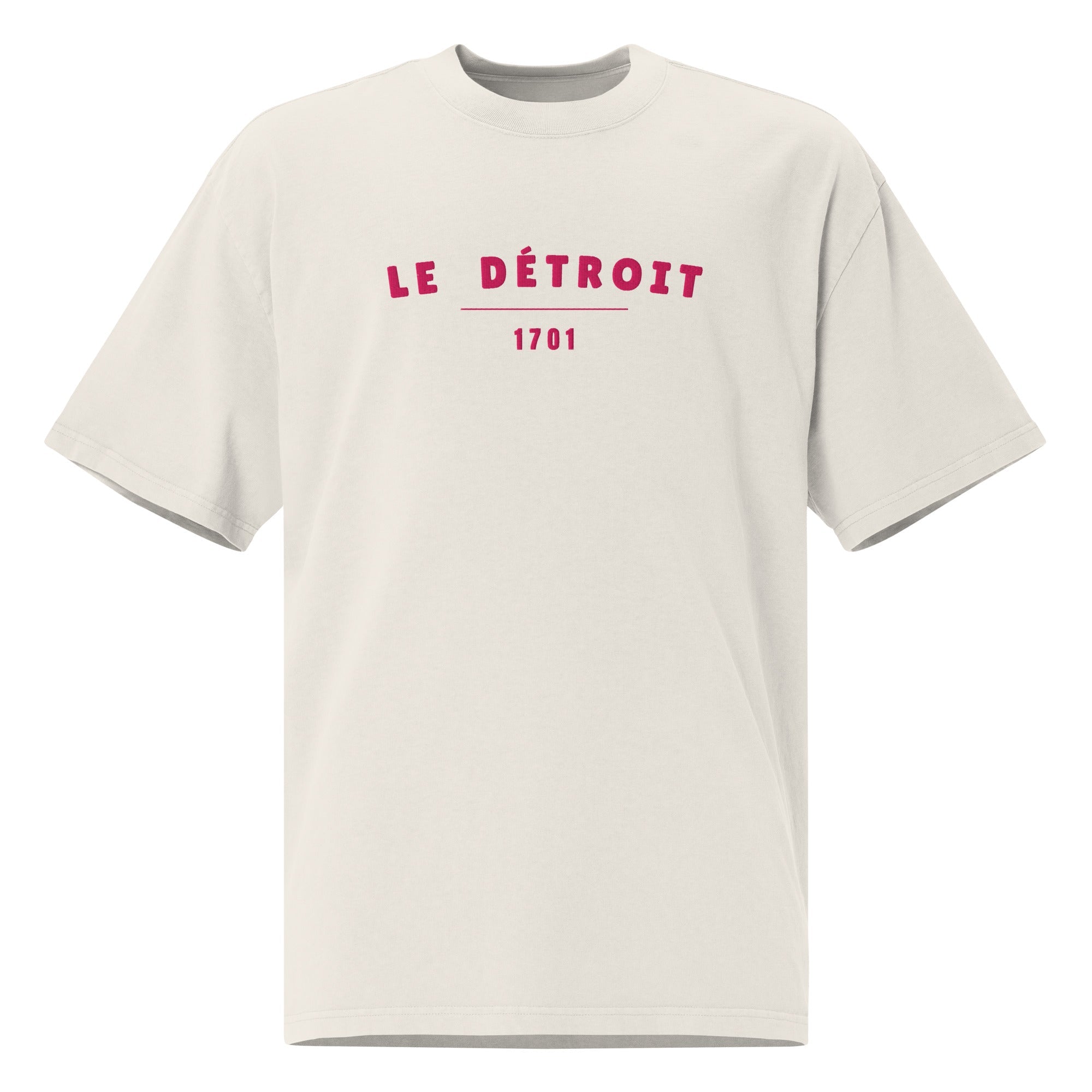 Le Detroit Heavy Tee EMBROIDERY – handmade Christian products JLD Designs Co.