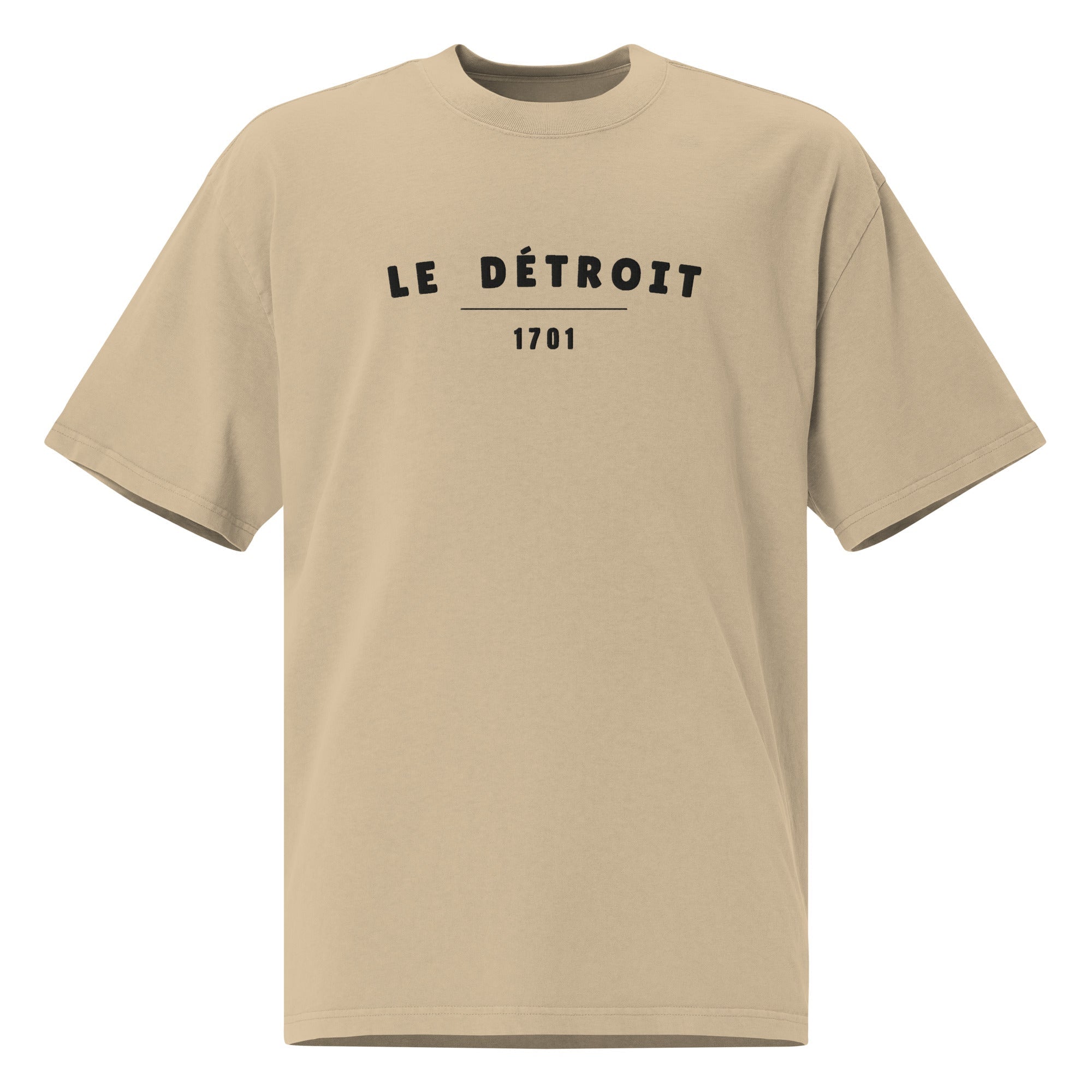 Le Detroit Heavy Tee EMBROIDERY – handmade Christian products JLD Designs Co.