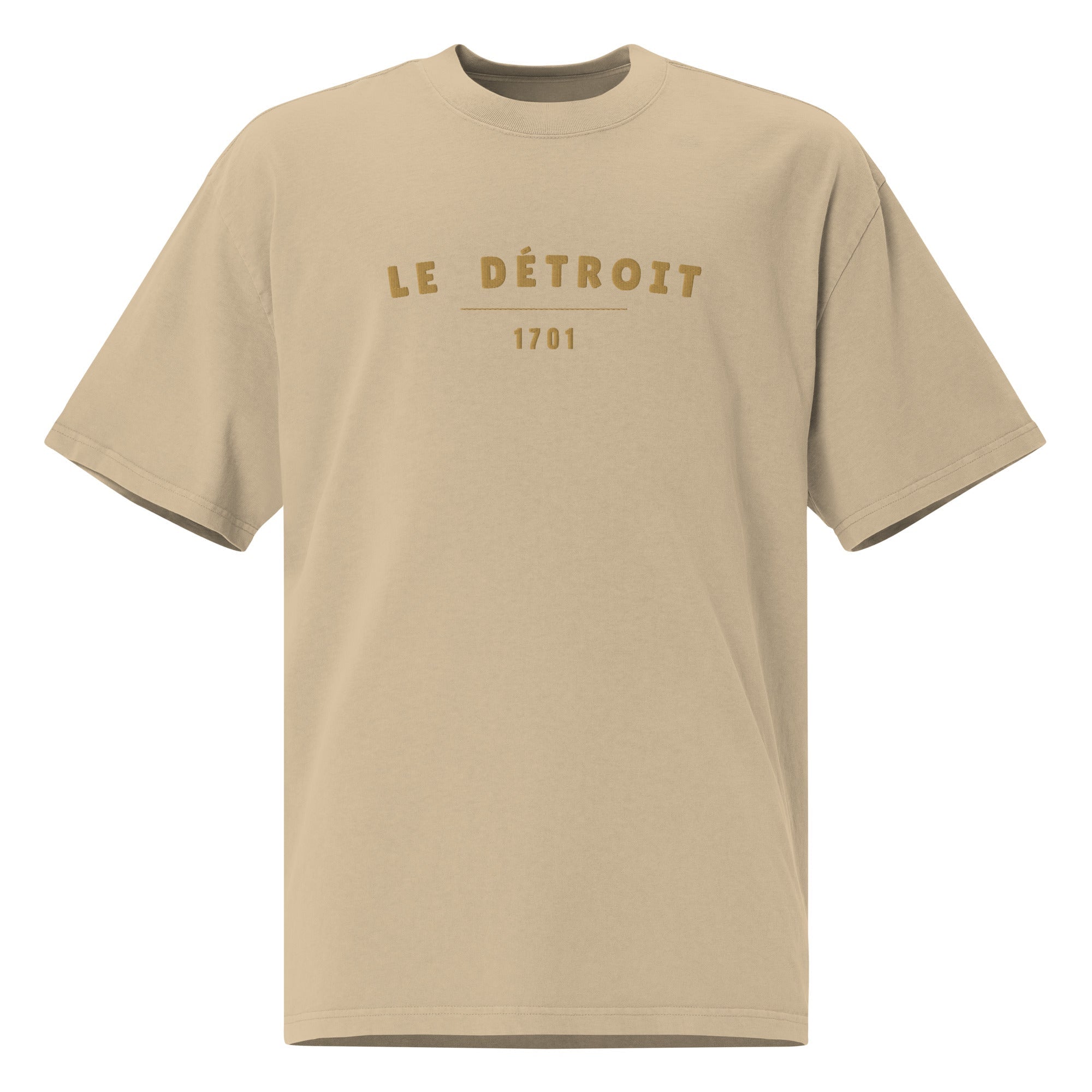 Le Detroit Heavy Tee EMBROIDERY – handmade Christian products JLD Designs Co.