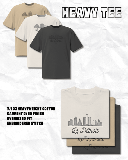 Le Détroit Heavy Tee T - SHIRT – handmade Christian products JLD Designs Co.
