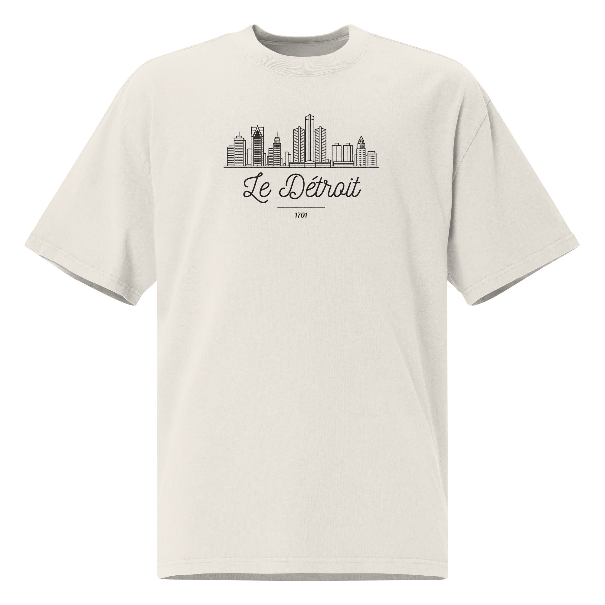 Le Détroit Heavy Tee T - SHIRT – Detroit products JLD Designs Co.