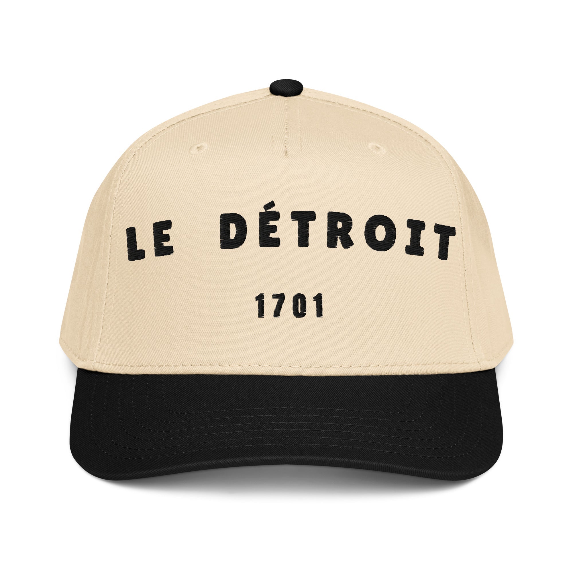 Le Détroit Two - Tone Cap EMBROIDERY – handmade Christian products JLD Designs Co.