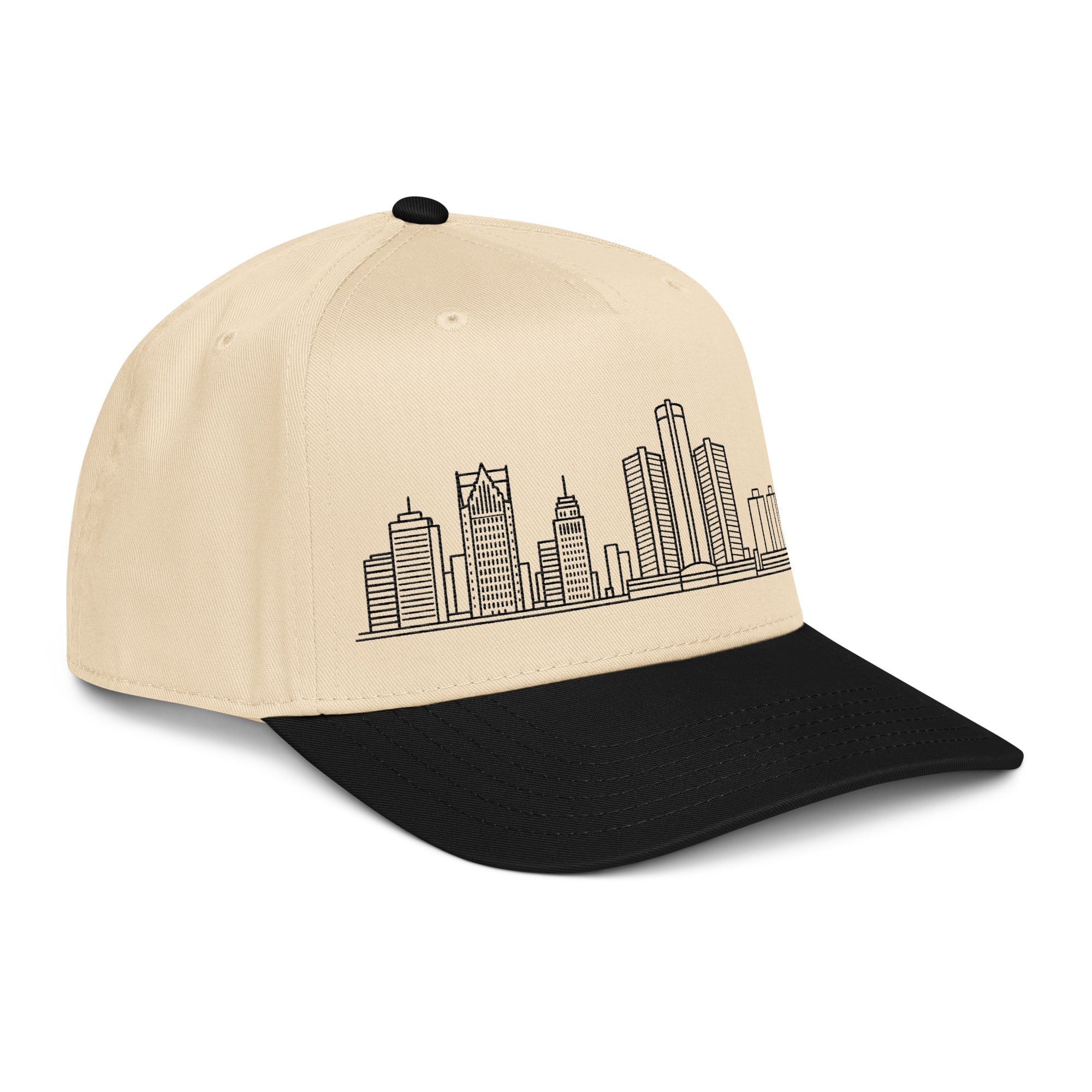 Le Détroit Two - Tone Cap EMBROIDERY – Detroit products JLD Designs Co.