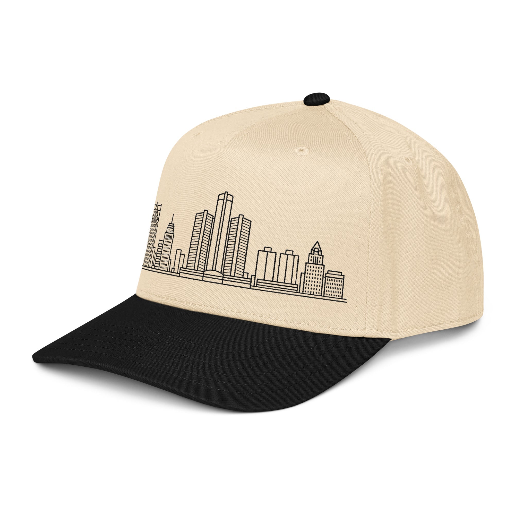 Le Détroit Two - Tone Cap EMBROIDERY – Detroit products JLD Designs Co.