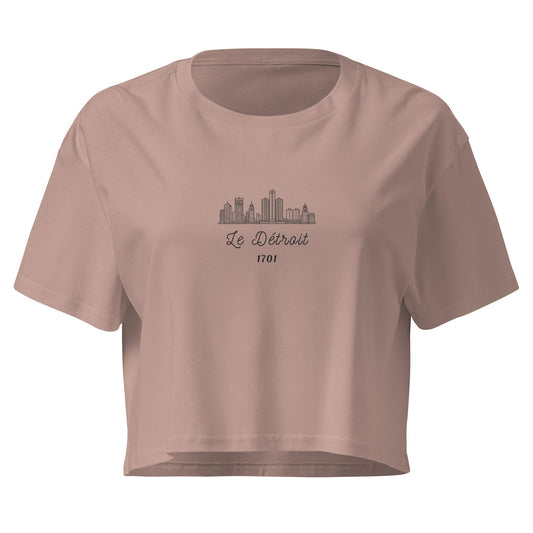 Le Détroit Women’s crop top T - SHIRT – handmade Christian products JLD Designs Co.