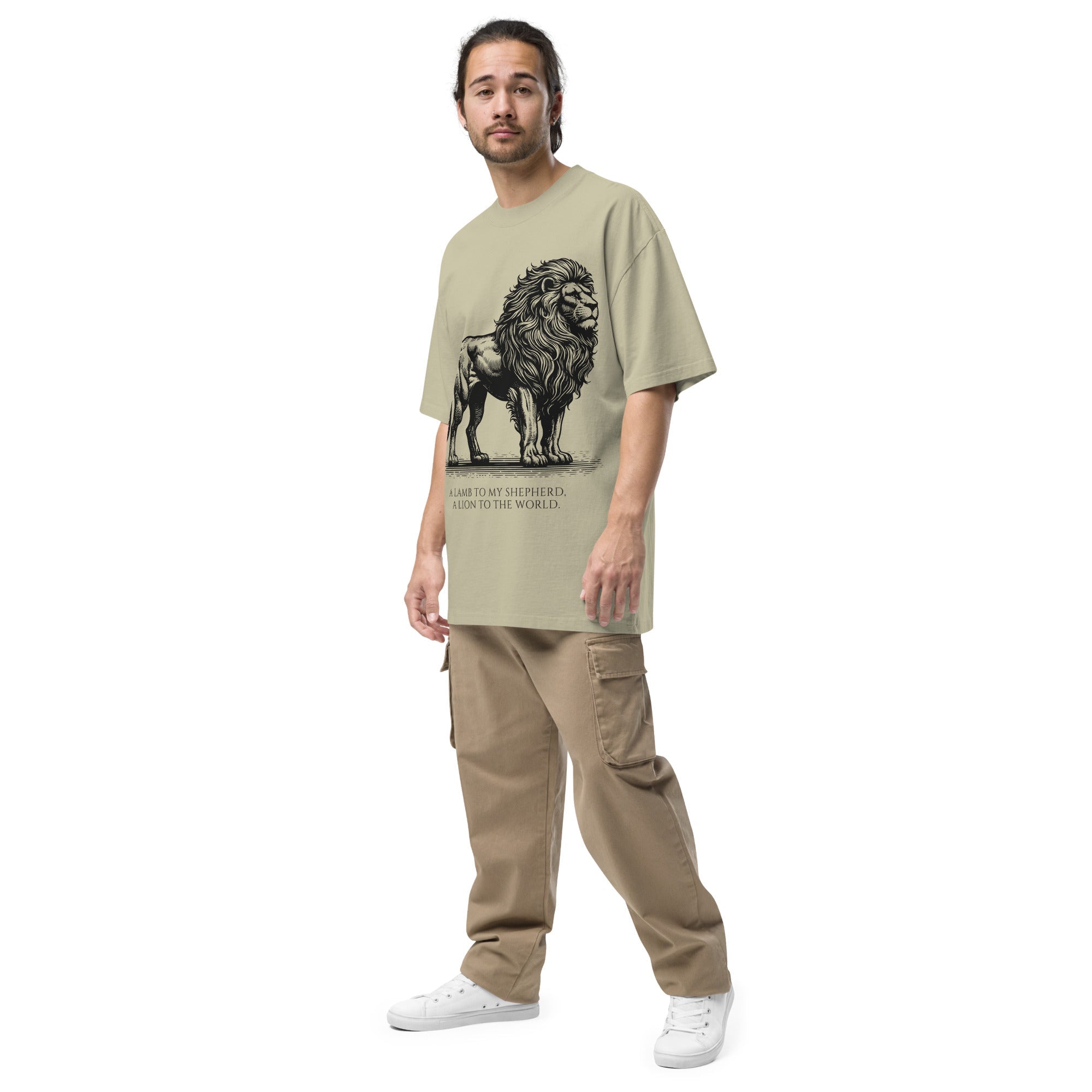 Lion of Judah Tee EMBROIDERY – handmade Christian products JLD Designs Co.