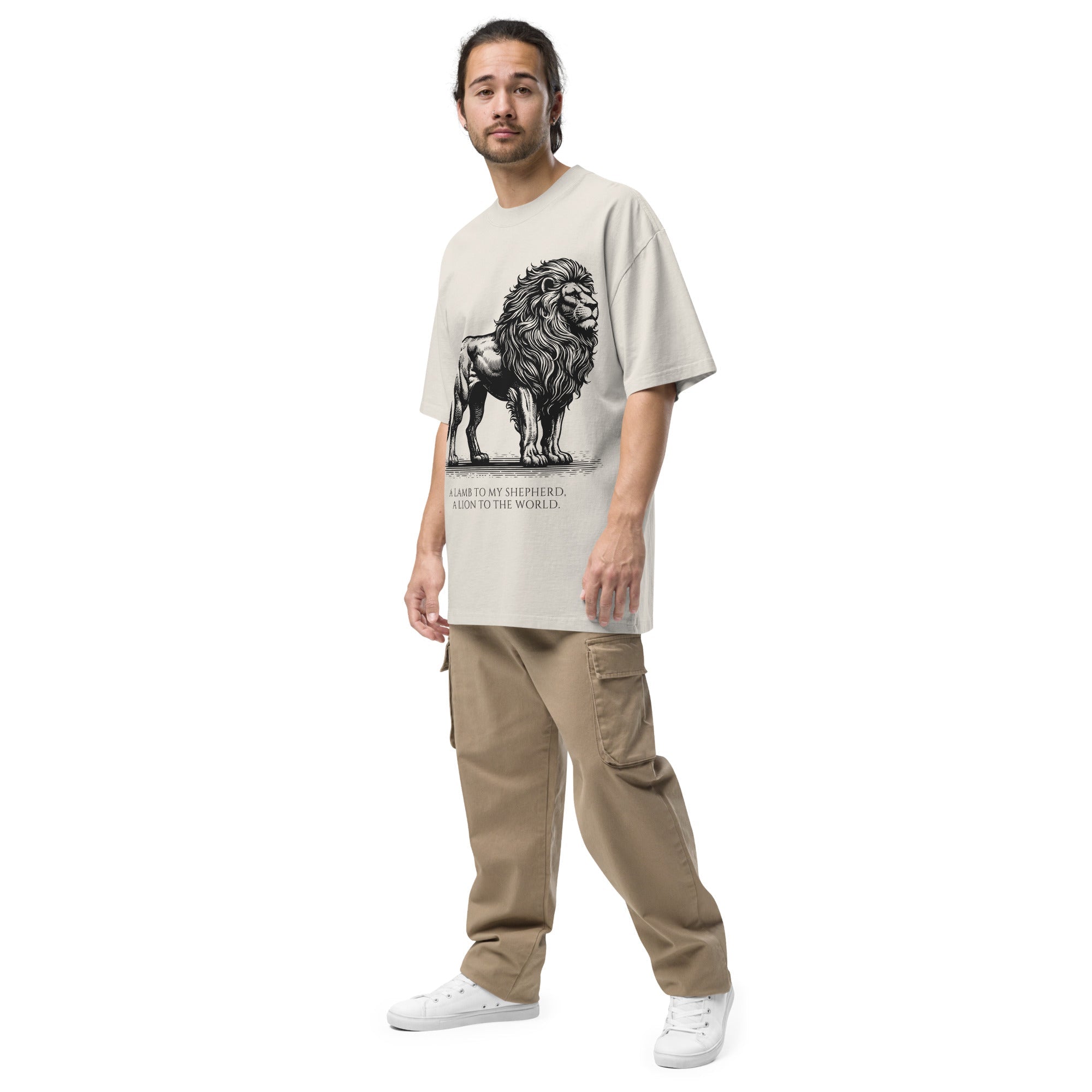 Lion of Judah Tee EMBROIDERY – handmade Christian products JLD Designs Co.