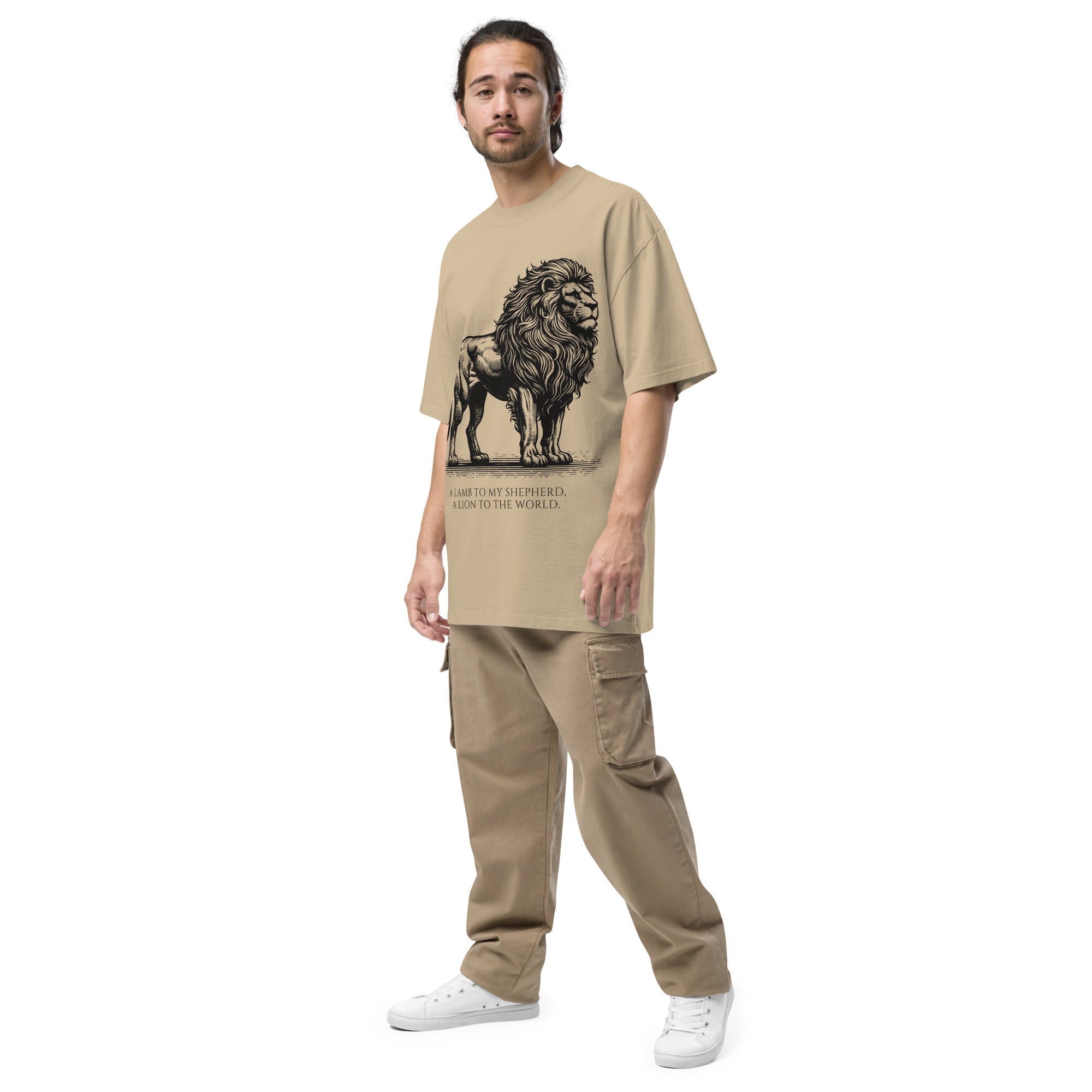 Lion of Judah Tee EMBROIDERY – handmade Christian products JLD Designs Co.
