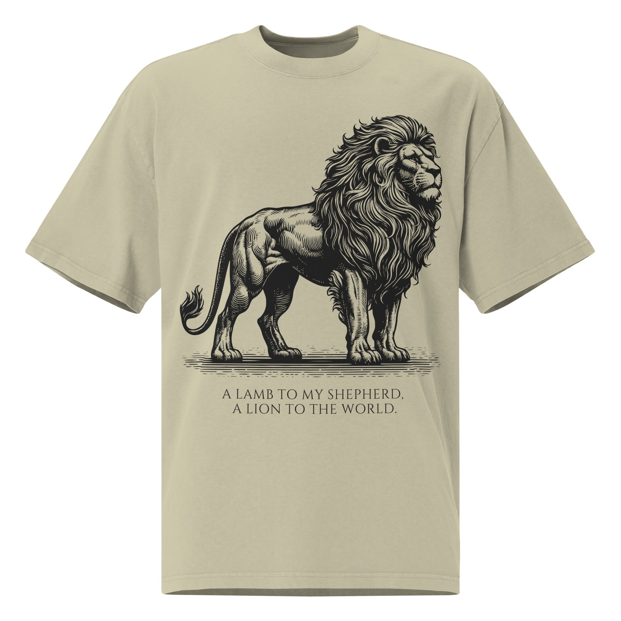 Lion of Judah Tee EMBROIDERY – handmade Christian products JLD Designs Co.