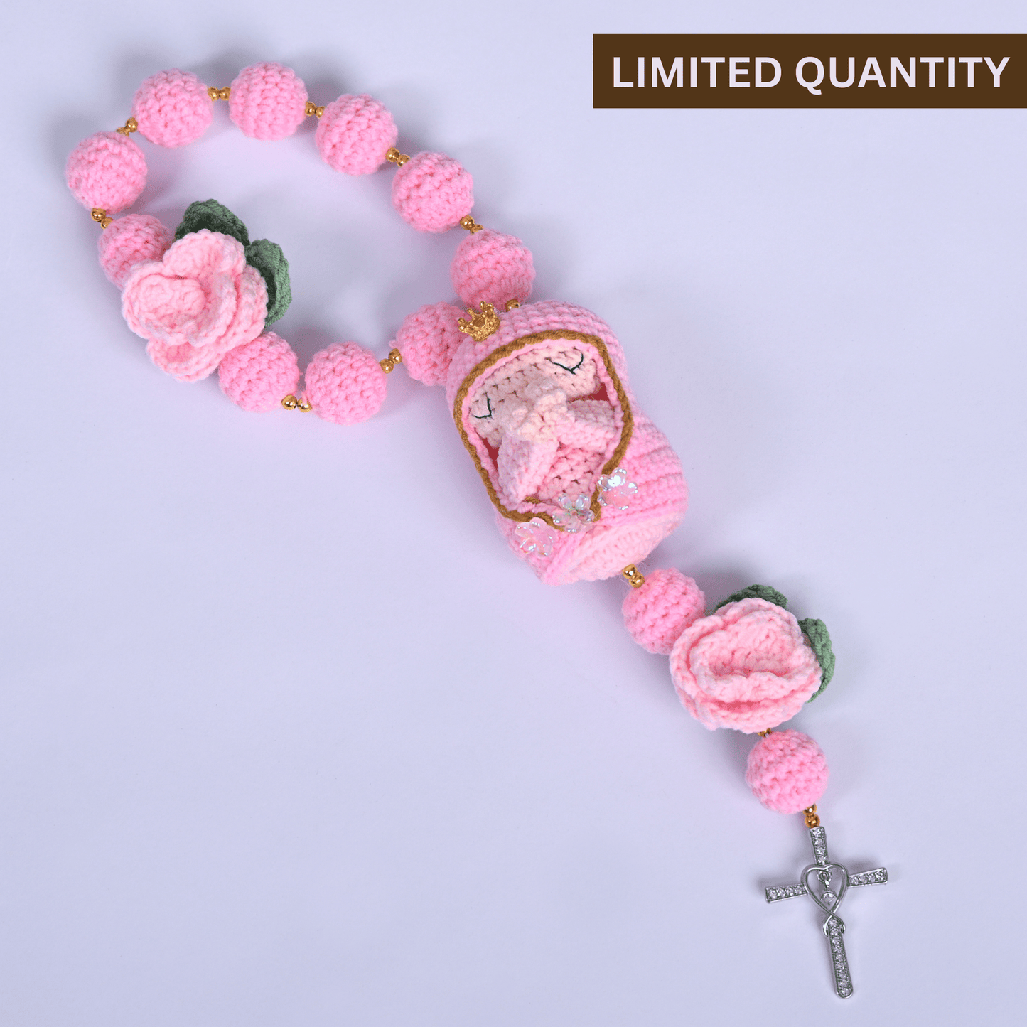 Marian Pink in – handmade Christian products in Black, Military Green, and Latte by JLD Designs Co.