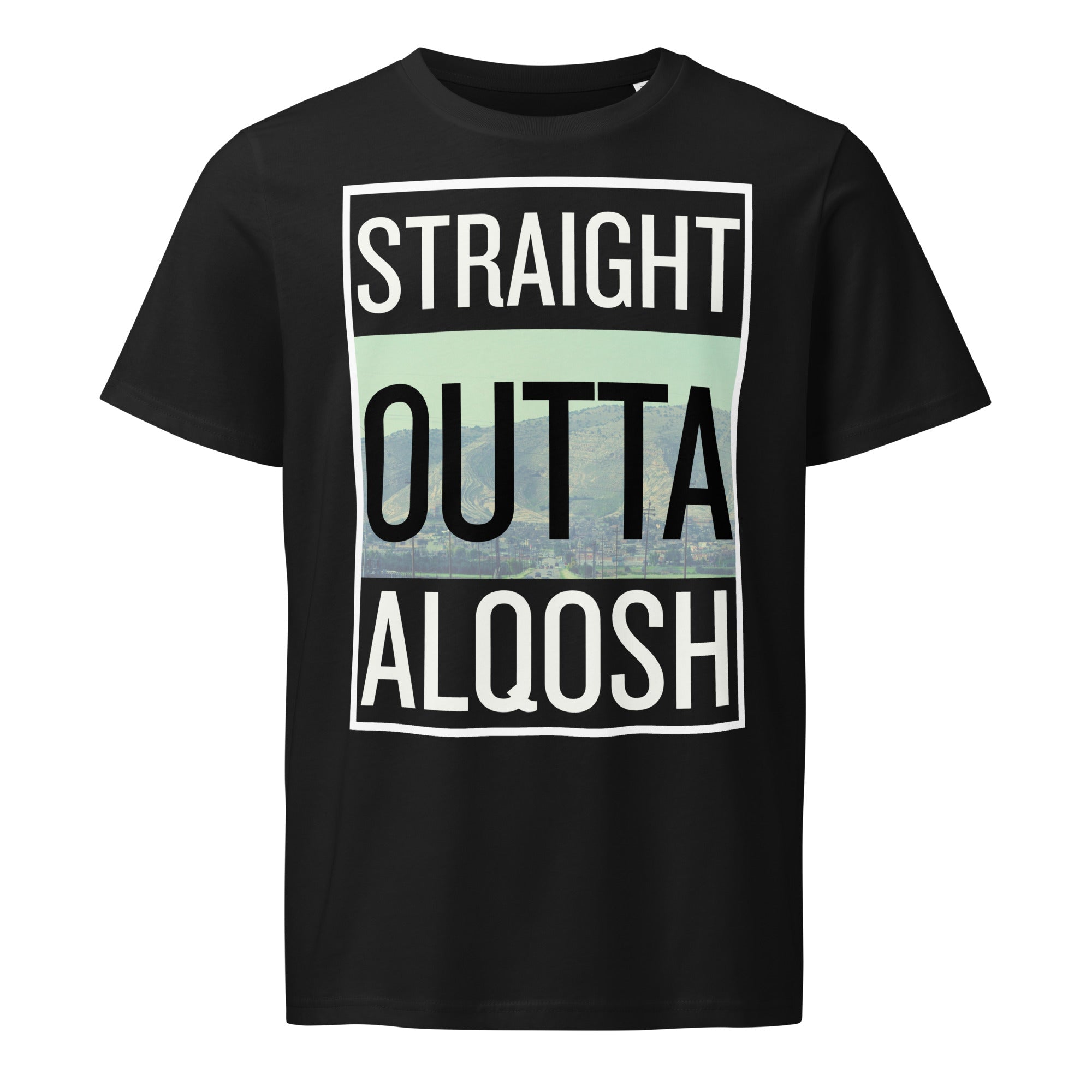 Straight Outta ALQOSH Tee T-SHIRT – handmade Christian products JLD Designs Co.
