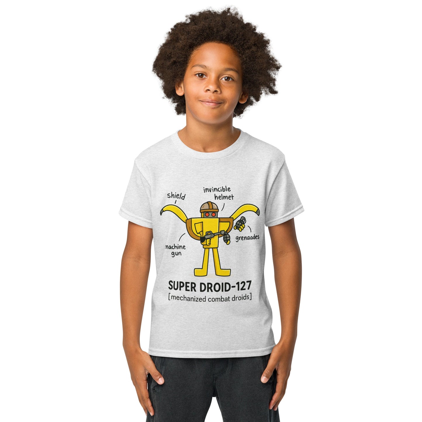 Super Droid - 127 in Ash – handmade Christian products in Black, Military Green, and Latte by JLD Designs Co.