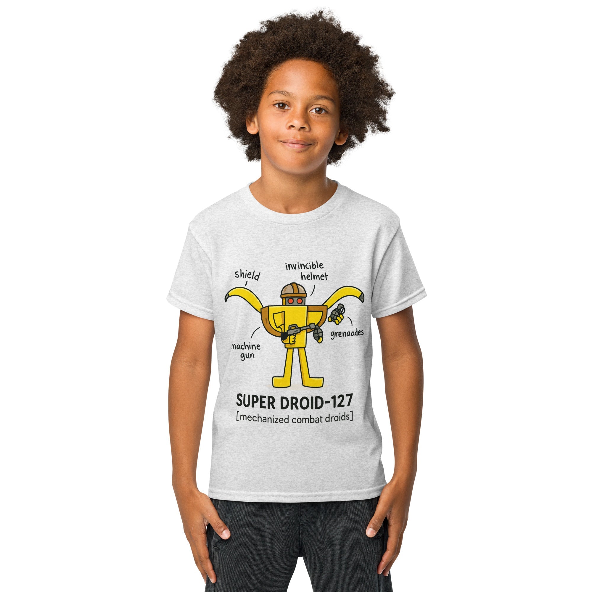 Super Droid - 127 in Ash – handmade Christian products in Black, Military Green, and Latte by JLD Designs Co.