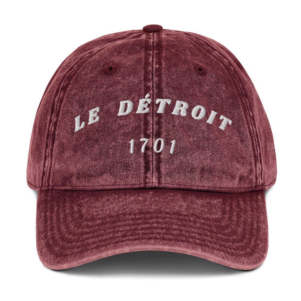 Vintage Cotton Le Détroit Cap EMBROIDERY – handmade Christian products JLD Designs Co.