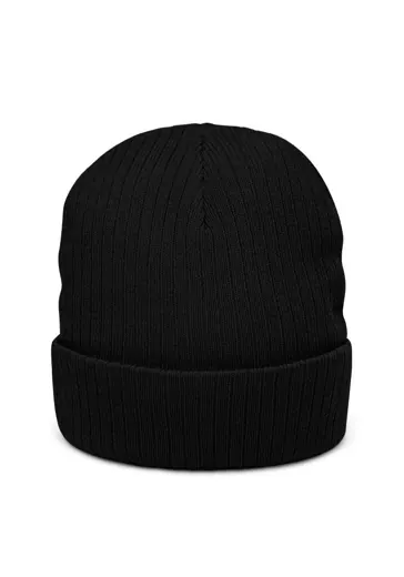 Knit Beanie in Black