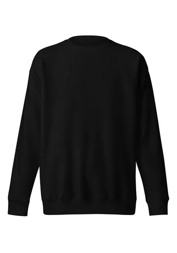 Premium Crewneck in Black