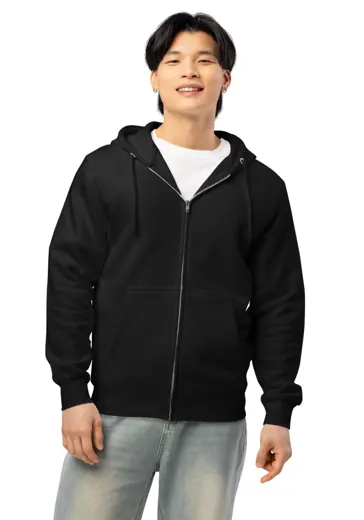 Premium Full-Zip in Black