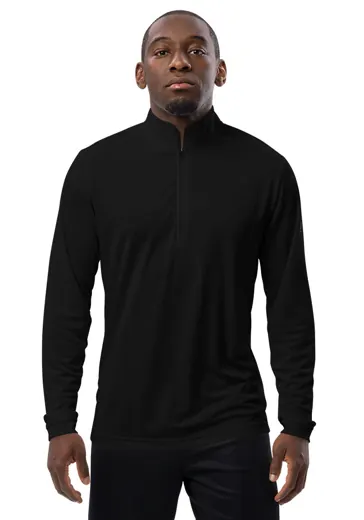 Adidas Quarter-Zip in Black