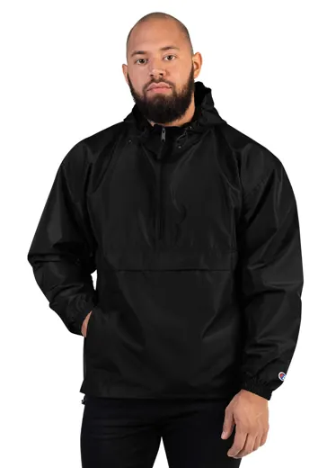 Champion Packable Anorak in Black